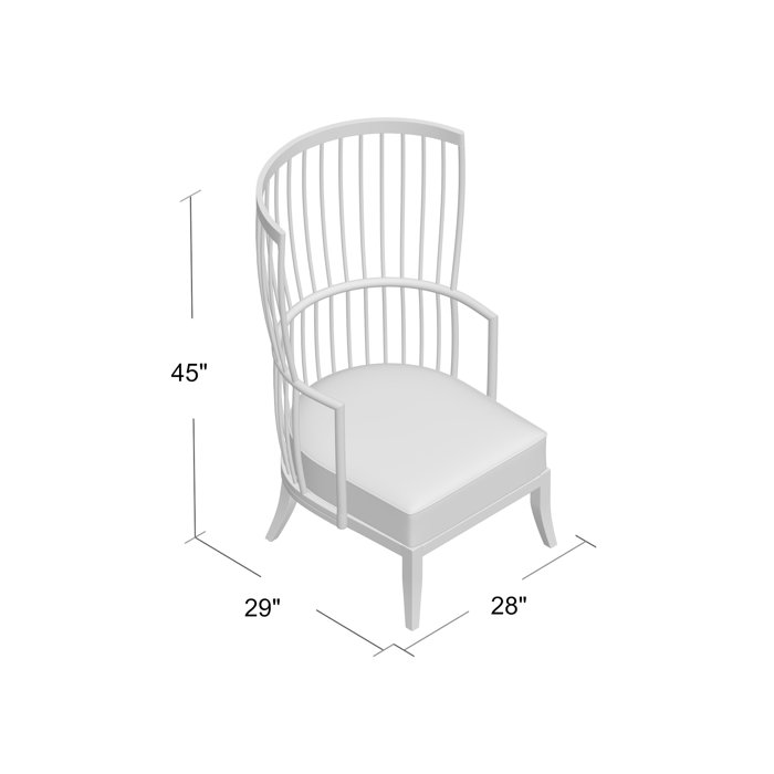 Global Views Spindle Wing Chair Wayfair